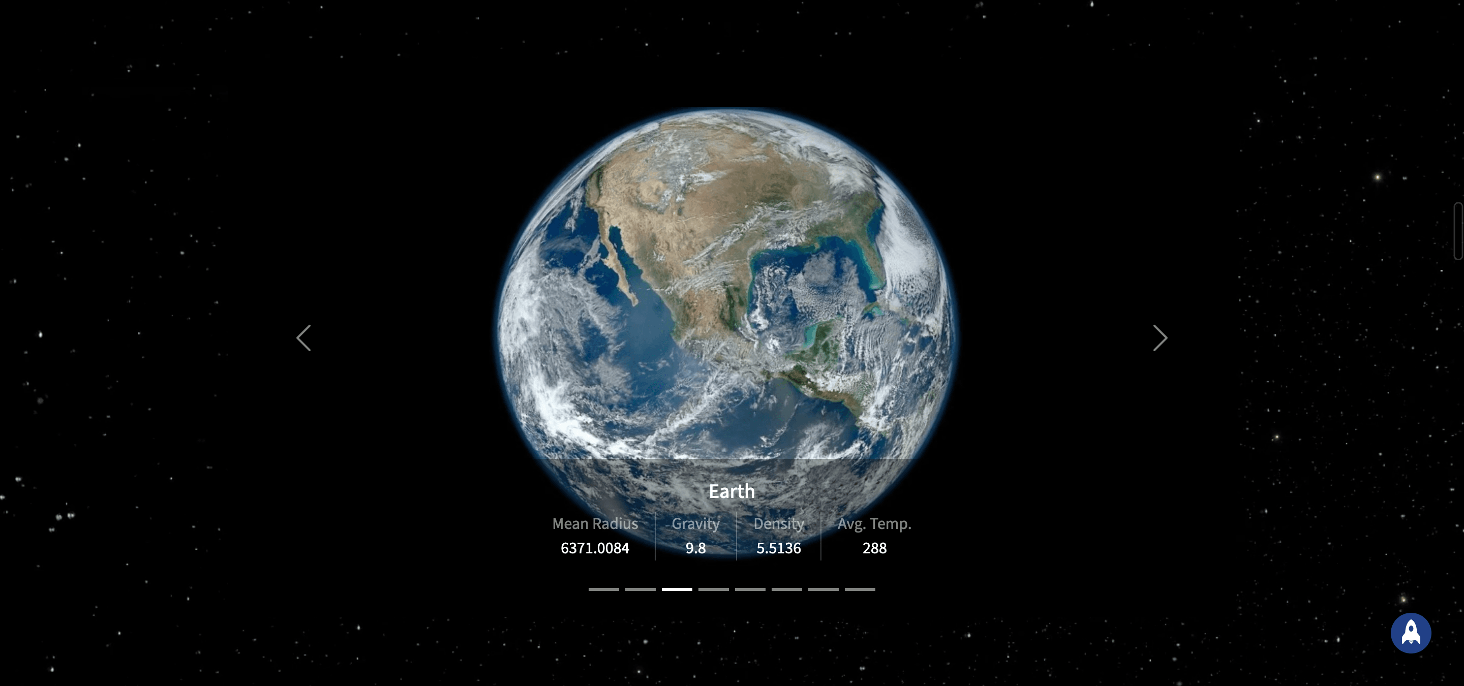 NASA by G (Sample Project)